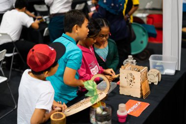 Kuala Lumpur, Malezya - 14 Eylül 2019: Malezya Uluslararası Ticaret ve Sergi Merkezi 'nde (Mitec).