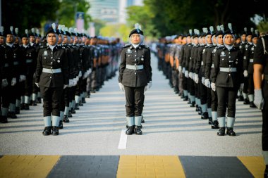 Putrajaya, Malezya - 31 Ağustos 2019: Dataran Putrajaya 'da 62. Malezya Bağımsızlık Günü sırasında.