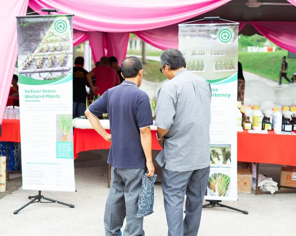 Bangi Malásia Outubro 2019 Pessoas Que Participam Eventos Comunitários Taman — Fotografia de Stock