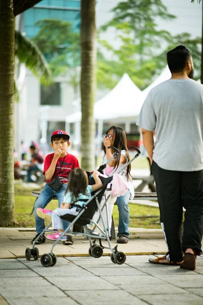 Putrajaya Malaysia August 2019 Youth Celebrating Malaysia Independence Day Parade — Φωτογραφία Αρχείου