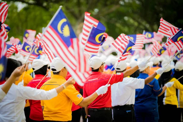 Putrajaya Malaysia August 2019 Youth Celebrating Malaysia Independence Day Parade — 图库照片