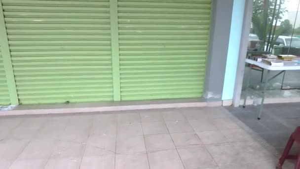 Bangi Malaysia March 2021 Entering Tropika Freshmart Fish Market Putting — Stock Video