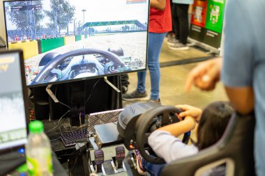 Kuala Lumpur, Malezya - 14 Eylül 2019: Malezya Uluslararası Ticaret ve Sergi Merkezi 'nde (Mitec).