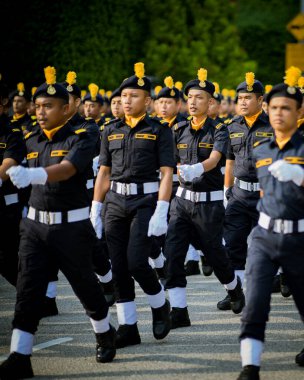 Putrajaya, Malezya - 31 Ağustos 2019: Dataran Putrajaya 'da 62. Malezya Bağımsızlık Günü sırasında.