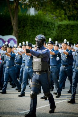 Putrajaya, Malezya - 31 Ağustos 2019: Dataran Putrajaya 'da 62. Malezya Bağımsızlık Günü sırasında.