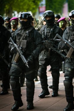 Putrajaya, Malezya - 31 Ağustos 2019: Dataran Putrajaya 'da 62. Malezya Bağımsızlık Günü sırasında.