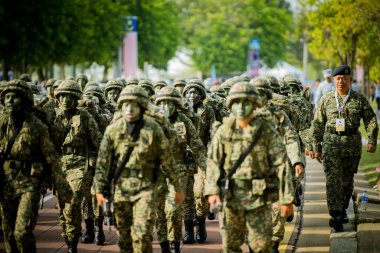 Putrajaya, Malezya - 31 Ağustos 2019: Dataran Putrajaya 'da 62. Malezya Bağımsızlık Günü sırasında.