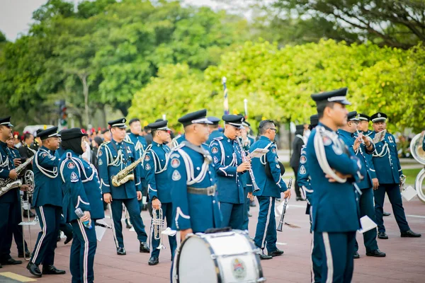 Putrajaya, Malezya - 31 Ağustos 2019; 62 Malezya Bağımsızlık Günü Geçidi sırasında Gençlik Kutlaması 31 Ağustos 2019 'da Dataran Putrajaya' da.