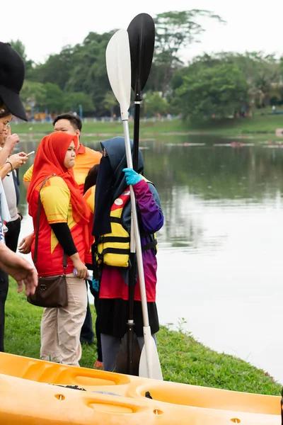 Bangi Μαλαισία Οκτ 2019 Άνθρωποι Που Συμμετέχουν Στην Κοινοτική Εκδήλωση — Φωτογραφία Αρχείου