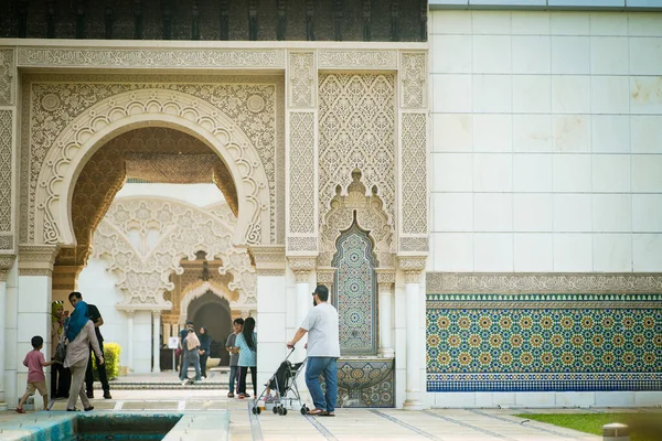 Bliski Wschód Lub Marokańskiej Architektury Tradycyjny Wystrój — Zdjęcie stockowe