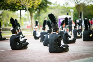 Putrajaya, Malezya - 31 Ağustos 2019; 62 Malezya Bağımsızlık Günü Geçidi sırasında Gençlik Kutlaması 31 Ağustos 2019 'da Dataran Putrajaya' da.