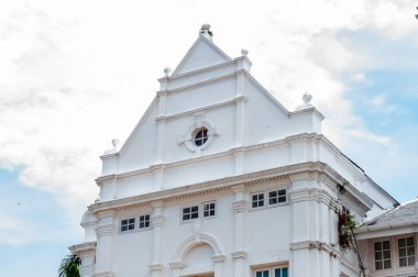 Georgetown 'daki beyaz koloni binası, Malezya' daki Penang