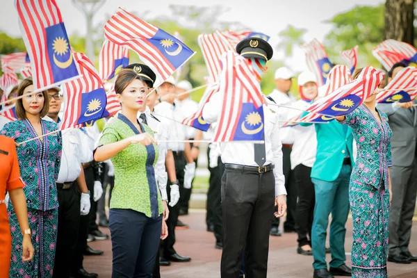 Putrajaya Malajsie Srpen 2019 Mládež Slaví Během Malajsie Den Nezávislosti — Stock fotografie