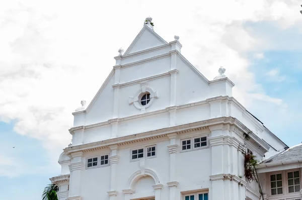 Edificio Colonial Blanco Georgetown Penang Malasia — Foto de Stock