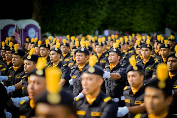 Putrajaya, Malezya - 31 Ağustos 2019: Dataran Putrajaya 'da 62. Malezya Bağımsızlık Günü sırasında.