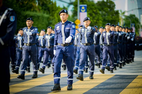 Putrajaya, Malezya - 31 Ağustos 2019: Dataran Putrajaya 'da 62. Malezya Bağımsızlık Günü sırasında.