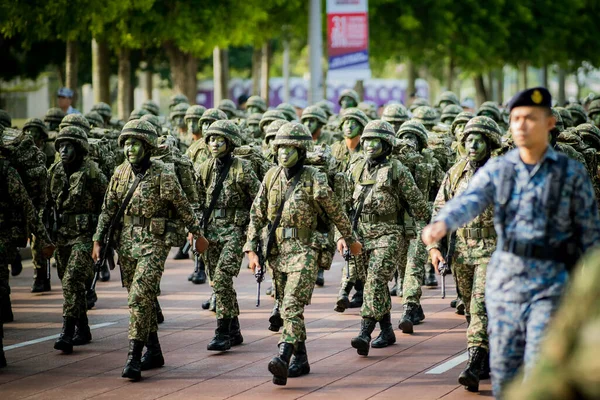 Putrajaya, Malezya - 31 Ağustos 2019: Dataran Putrajaya 'da 62. Malezya Bağımsızlık Günü sırasında.