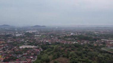 Melaka, Malezya 'da gün doğumunun sağdan soluna bakışı