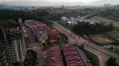 Malezya, Seremban - 3 Ocak 2025 KPJ Hastanesi yakınlarındaki yeni geliştirme alanı, hava manzaralı