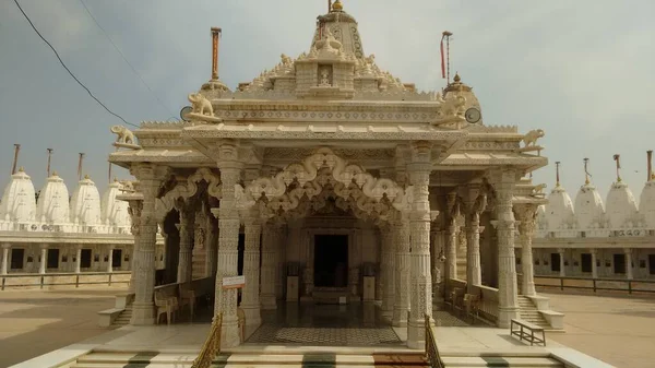 Prachtige Tempel Bhuj Gemaakt Van Marmer — Stockfoto