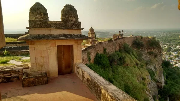 古堡和古堡 其结构在印度的堡垒上 — 图库照片