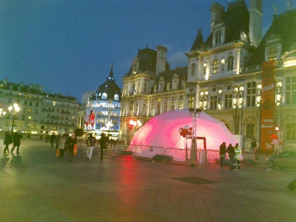 Beautiful Late Evening View Market Paris France — Stok fotoğraf