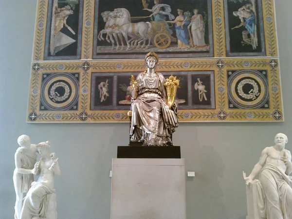 Statua Stile Romano Museo Del Louvre Parigi — Foto Stock