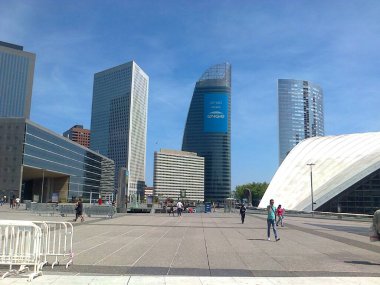 Beautiful modern architecture based new building in Paris in France