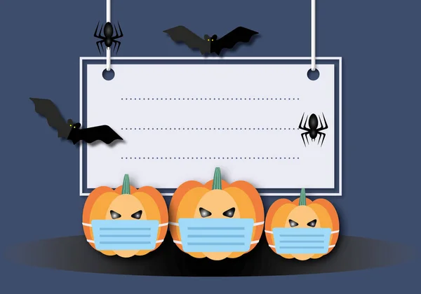 Sale Banner Halloween Holiday Monster Darkness Background Halloween Illustration Web — Stock Photo, Image