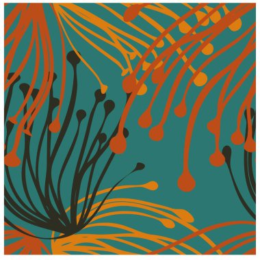 Kusursuz, her amaç için harika bir tasarım. Kusursuz çiçek deseni, sınır. Barok duvar kağıdı. Kumaş deseni. Yüzey deseni tasarımı.