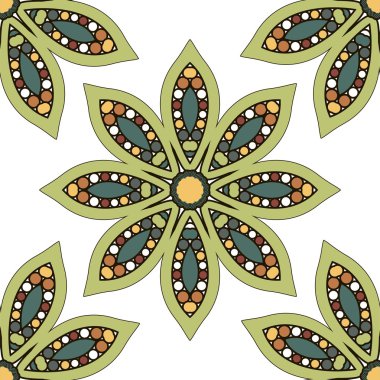 çiçek desenli sorunsuz