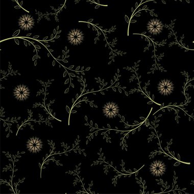 Soyut çiçek pürüzsüz desen arkaplanı