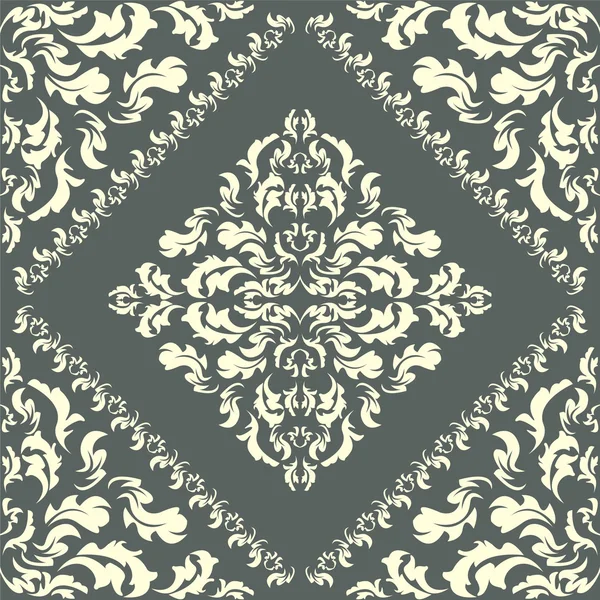 gradyan arka planı gri Damask vintage Dikişsiz desen