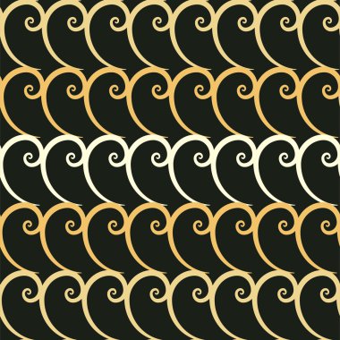 Dikişsiz desen vektör soyut swirls 