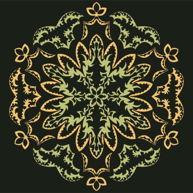 Soyut çiçek pürüzsüz desen arkaplanı