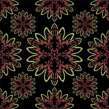 Vintage vektör desen. Dekoratif retro afiş. 