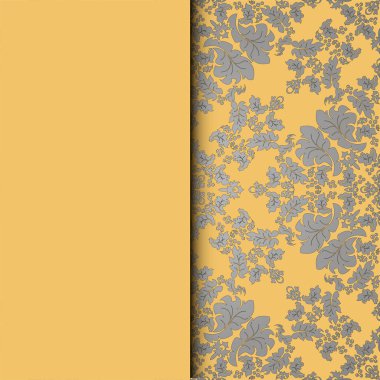 vektör damask deseni. 