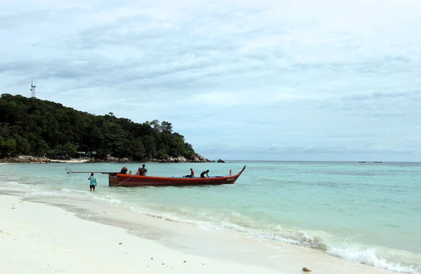 Province Satun Thaïlande Septembre 2020 Les Pêcheurs Vont Attraper Poisson — Photo