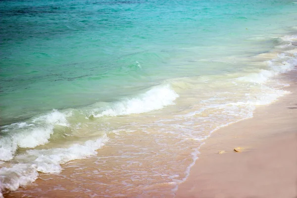 Mar Azul Ola Con Playa — Foto de Stock