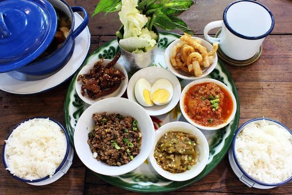 Makanan Utara Thailand — Stok Foto