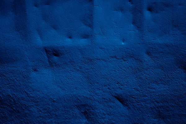 摘要深蓝色背景 用于设计和空空间的混凝土表面 — 图库照片