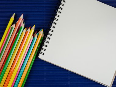 Renkli kalem ve defter 13