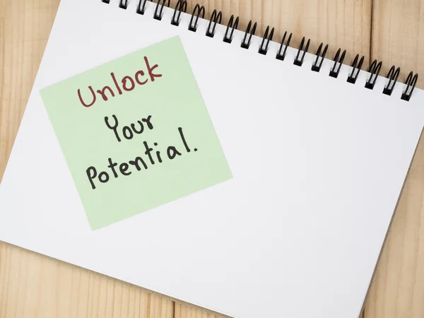 Desbloquea tu potencial 4 — Foto de Stock