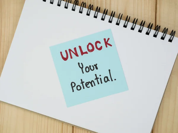 Desbloquea tu potencial 6 — Foto de Stock