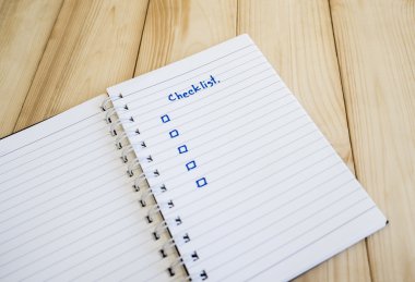 Dizüstü 3 denetim listesi