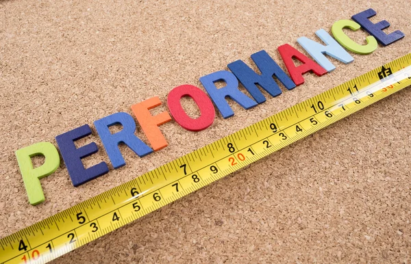 Performance word 1 — Stock Photo, Image