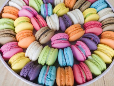Renkli macarons 9