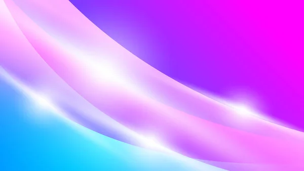 Forme Ondulée Colorée Abstraite Avec Lumière — Image vectorielle