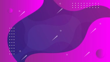 Mor renkli soyut dalga arkaplanı. Pankart, ilan, poster, precentation, web vs. için kullanılabilir. eps dosyasının vektör tasarımı