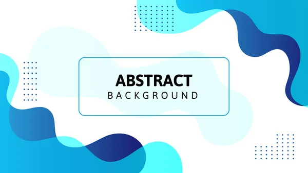 Abstract Fluid Background Blue Color Can Used Banner Precentation Flyer — Stock Vector